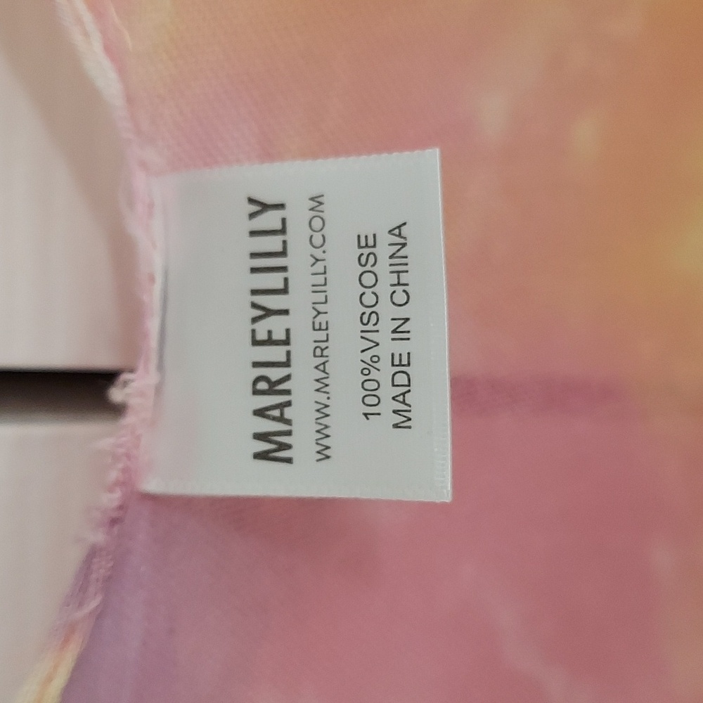 Marleylilly Coverup, TieDye, Pink, Flowy - Picture 3 of 6